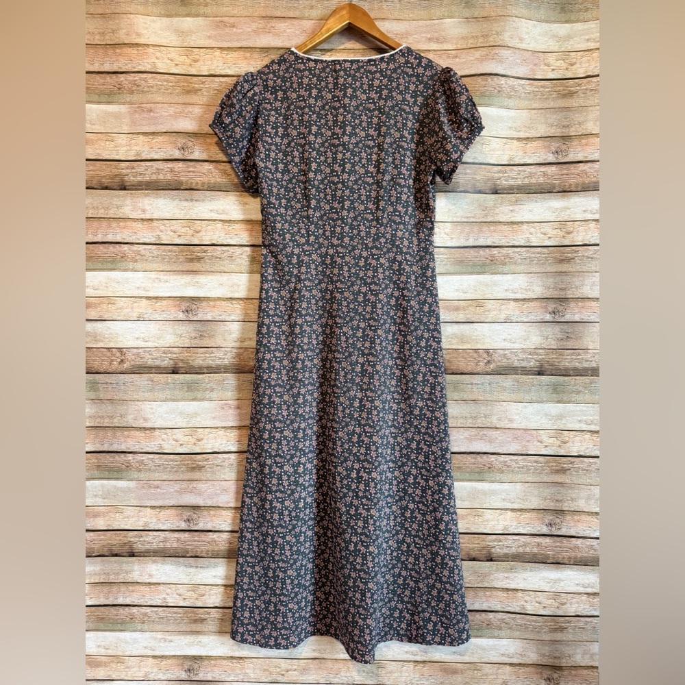 Natural Life Women's Floral Print Boho Peasant Cottagecore Juliette Maxi Dress M - Picture 10 of 10